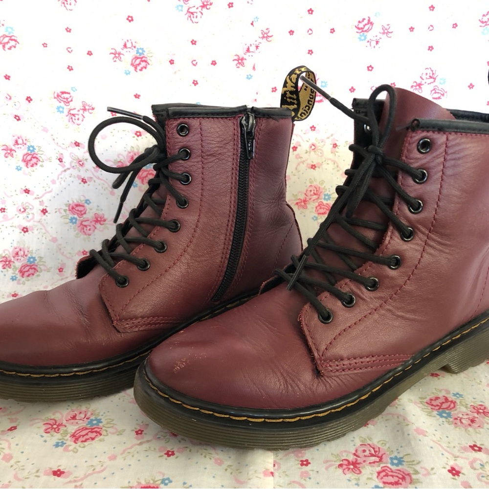 Ox Blood Doc Martens size 3. Excellent condition